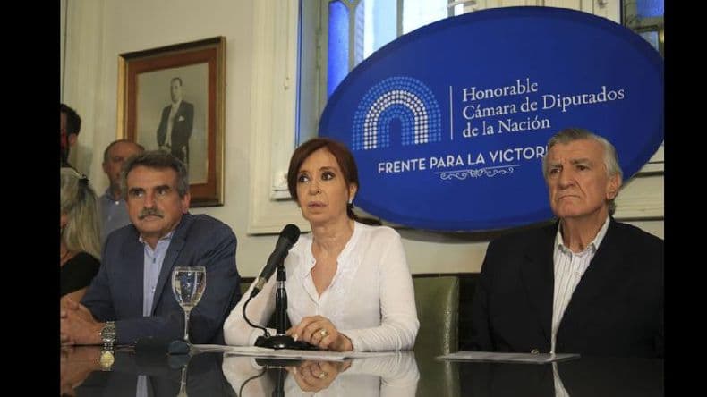 Cristina Kirchner dijo que Macri es responsable de “perseguir a la oposición”