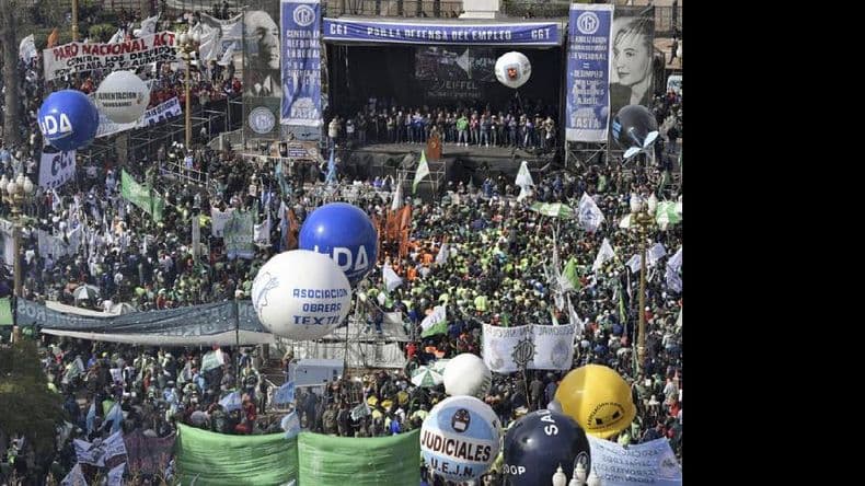 La CGT anunció el inicio de “un plan de lucha” con “paro nacional”