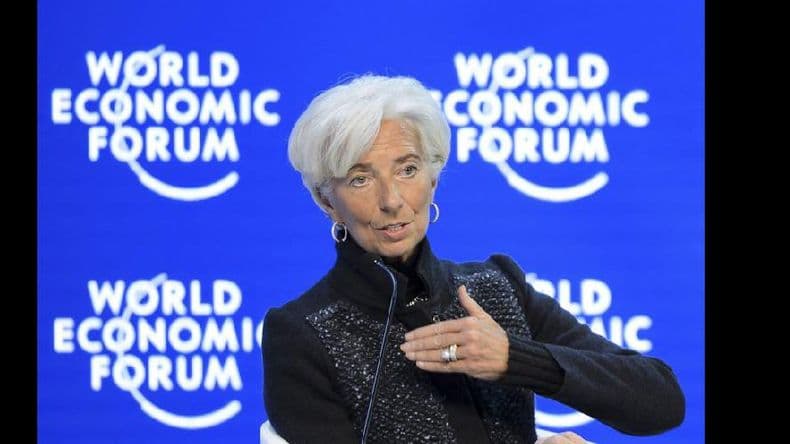 Lagarde intenta despejar la alarma en torno a China al cerrar el Foro de Davos