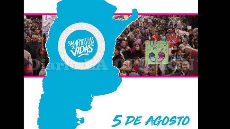 “Sí a las dos vidas”: el próximo domingo habrá una movilización