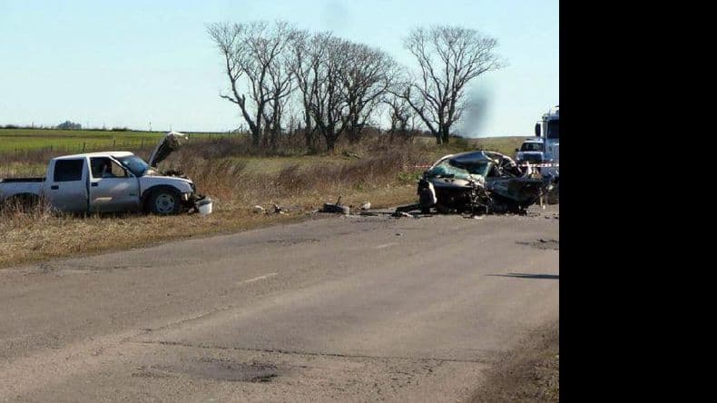 Fatal accidente de tránsito en la ruta provincial Nº 32 cerca de la ciudad de Salto