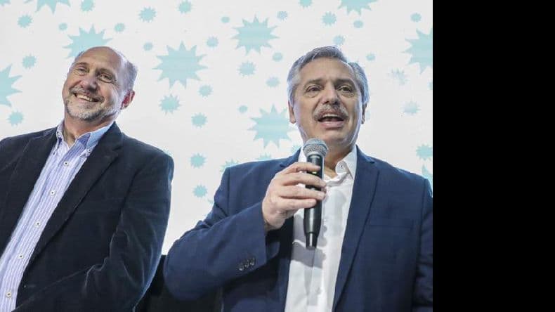 Alberto Fernández estuvo con Perotti en Santa Fe