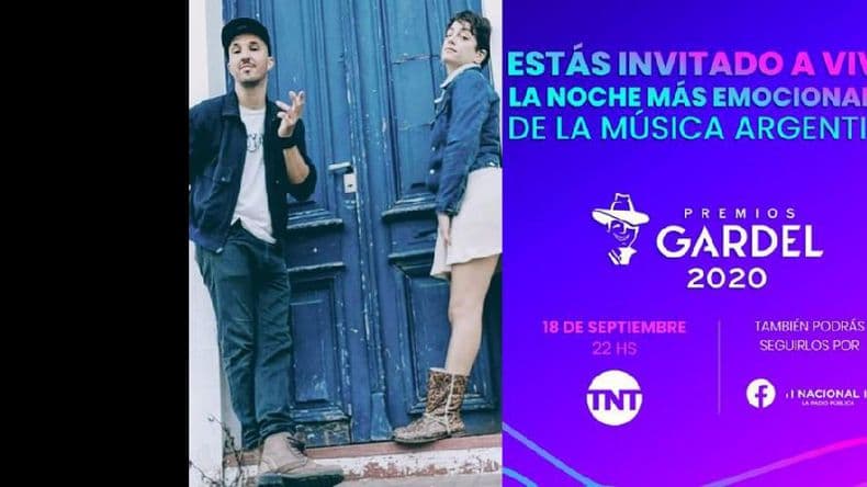 Entregan los "Premios Gardel 2020" con Connie & Pablo entre los nominados