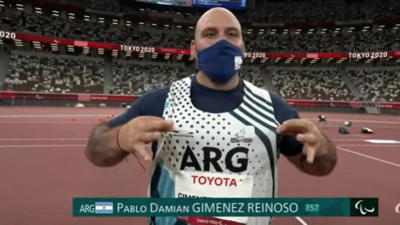 Pablo Giménez finalizó noveno en lanzamiento de jabalina en Tokio 2020