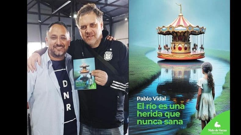 Pablo Vidal presenta este sábado el libro "El río es una herida que nunca sana"