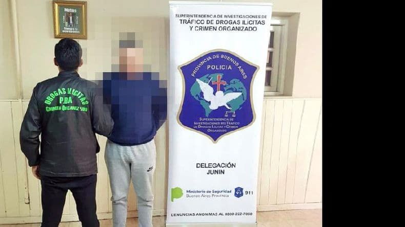 Cayó “Palito”: lideraba una banda narco que vendía droga en Junín y la zona