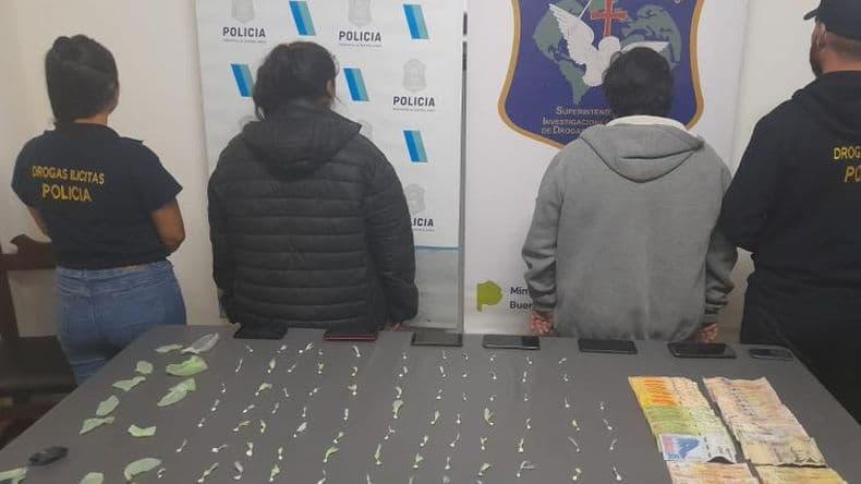 Funcionaba como kiosco, pero en realidad dos mujeres vendían marihuana y cocaína