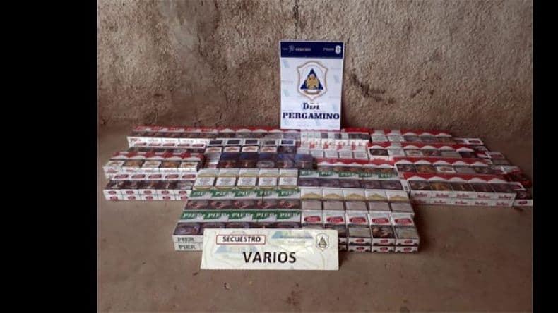 La DDI logró recuperar más de 200 paquetes de cigarrillos que habían sido robados