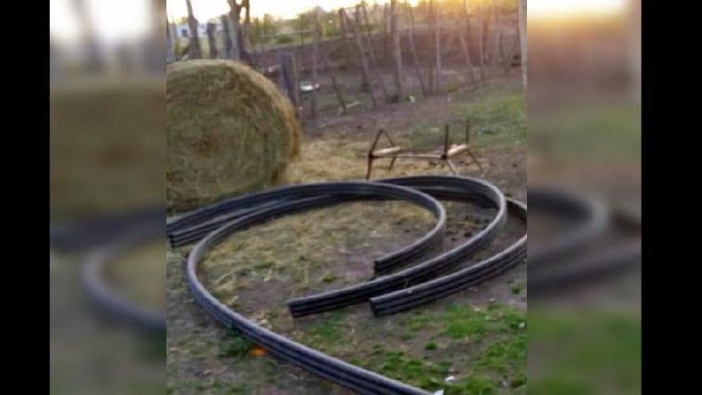Robó 30 metros de tubos de fibra óptica y fue aprehendido en su casa