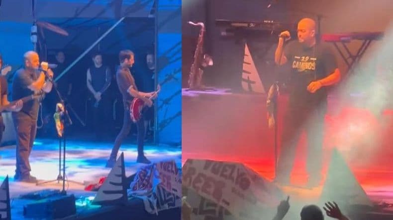 El gimnasio del parque municipal estuvo colmado de rock con un masivo recital de Don Osvaldo