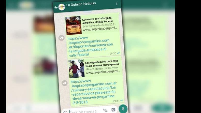 Creamos el cuarto grupo de noticias para usuarios de Whatsapp