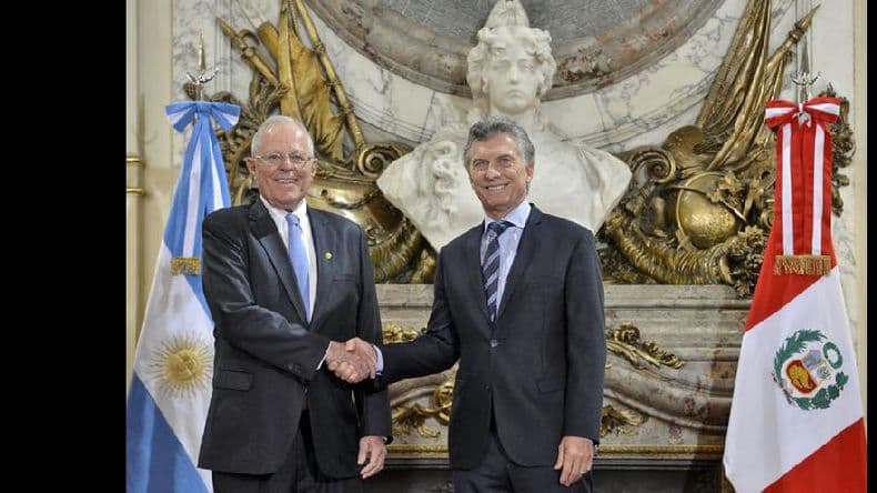 Macri acordó con su par peruano fortalecer “las relaciones comerciales”