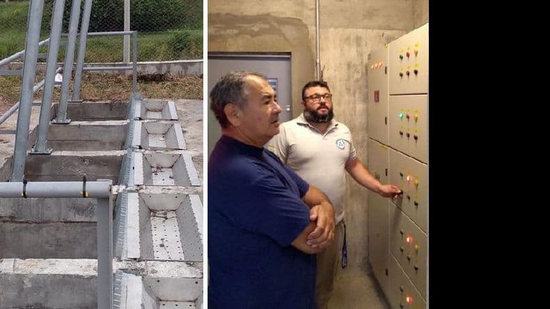 Realizaron importantes trabajos para el mantenimiento de las estaciones de bombeo