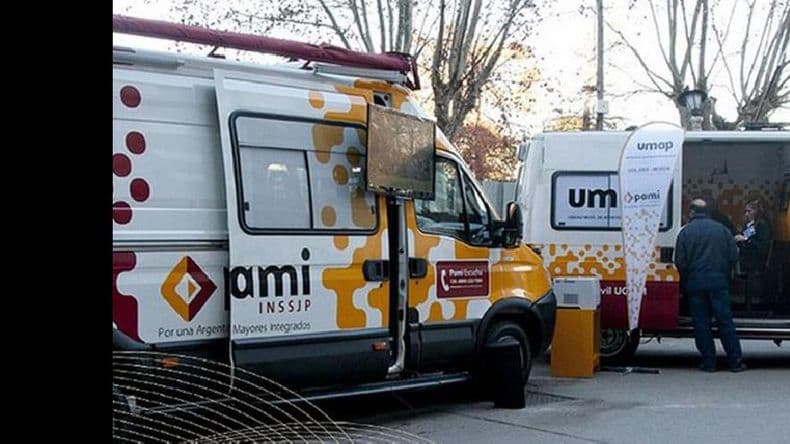 El sistema Pami Móvil en las localidades del Partido