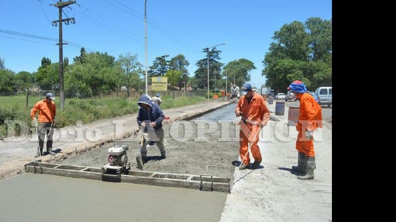 Cambian los materiales de reparación en la ruta nacional Nº 188 para lograr más durabilidad