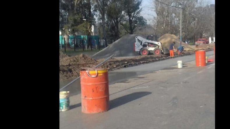 Siguen los trabajos para el ensanchamiento de calle Lavalle