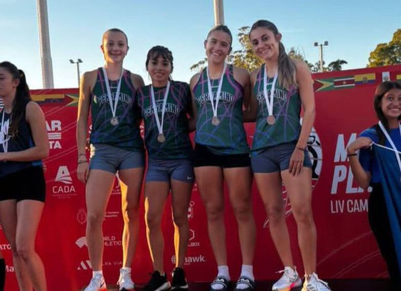 La Escuela Municipal de Atletismo se lució en el Provincial U23 y U18 con nueve podios