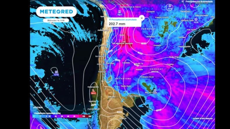 Alerta por tormentas y vientos para casi toda la provincia de Buenos Aires