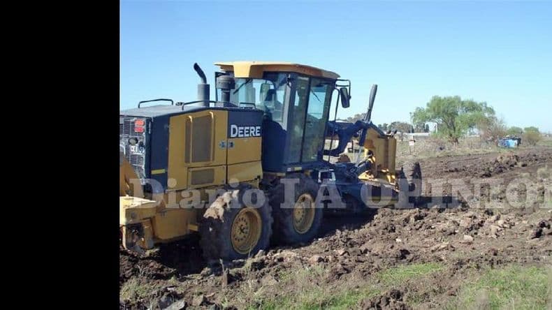 Extendieron los taludes del arroyo Pergamino para evitar anegamientos