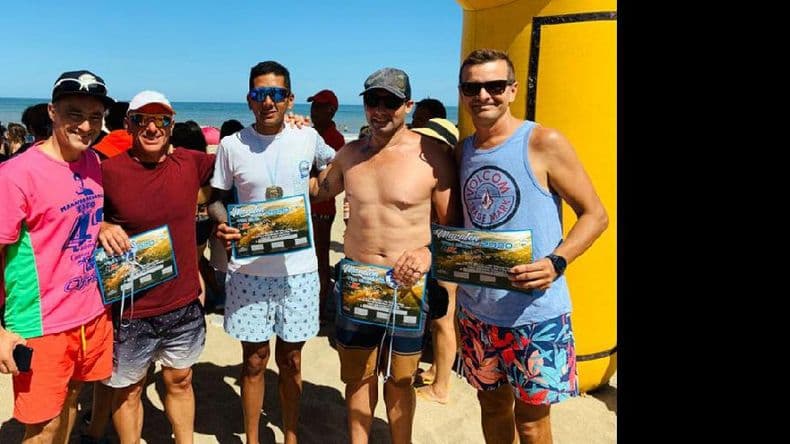 Pergaminenses compitieron con éxito en Villa Gesell en el Maratón Acuático Tito Gioia