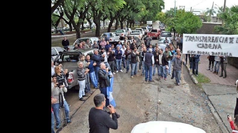 Los tamberos volvieron a protestar