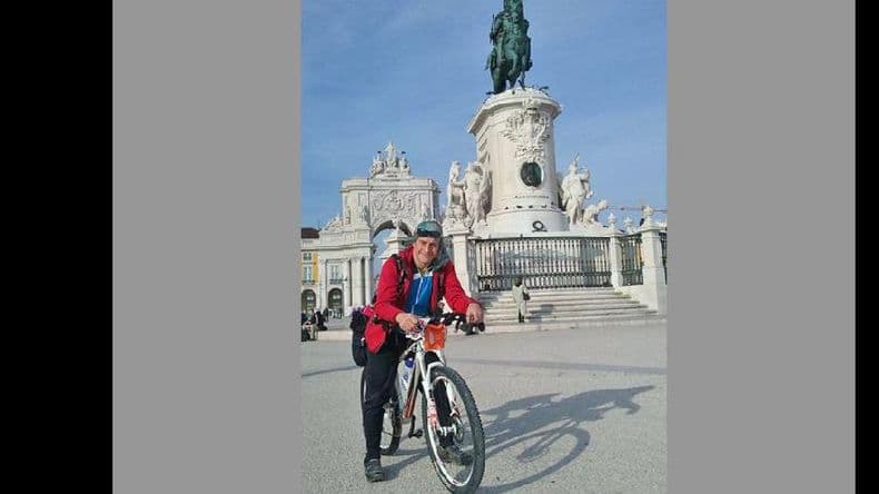 Raimundo Nus recorrió 1.000 kilómetros en bicicleta para colaborar con una fundación