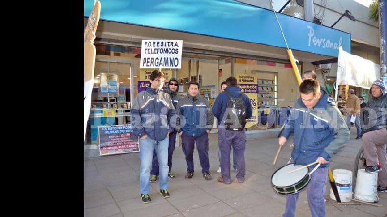 Reclamo de trabajadores de las Telecomunicaciones