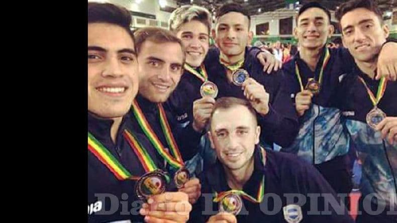 Franco Recouso, medalla de bronce en el Sudamericano de karate