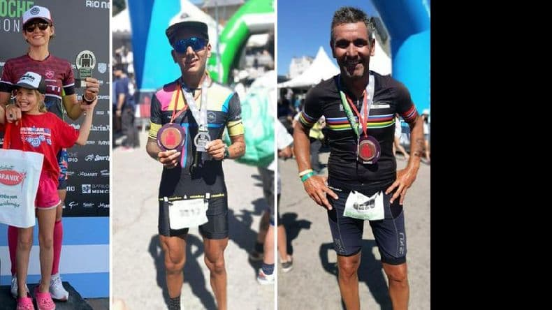Tres pergaminenses en el Ironman 70.3 de Bariloche