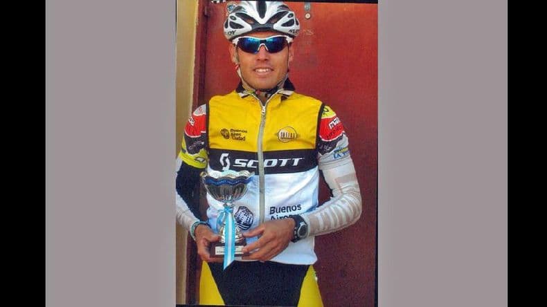 Marcos León Rodríguez se destacó en la inauguración del velódromo de Rosario