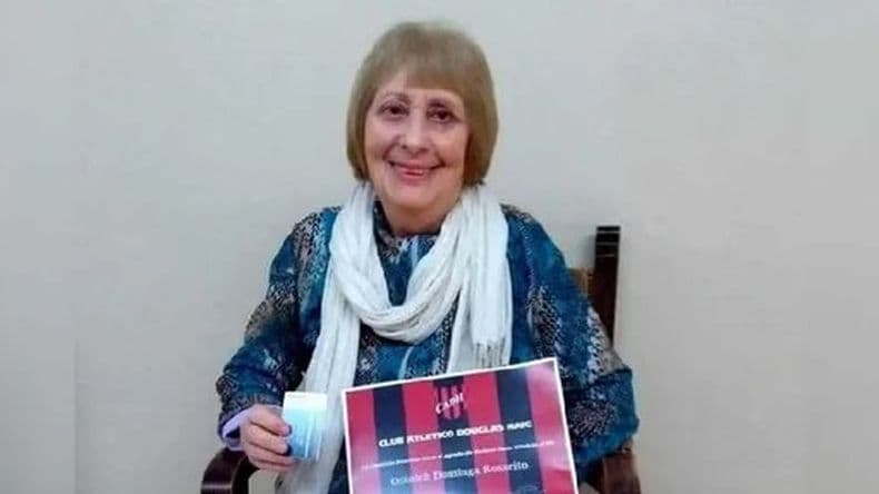 Falleció Rosarito Ostoich, socia vitalicia de Douglas Haig y viuda del ídolo Juan Miguel Echecopar