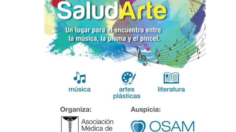 Artistas y profesionales de la salud que participarán en "SaludArte"