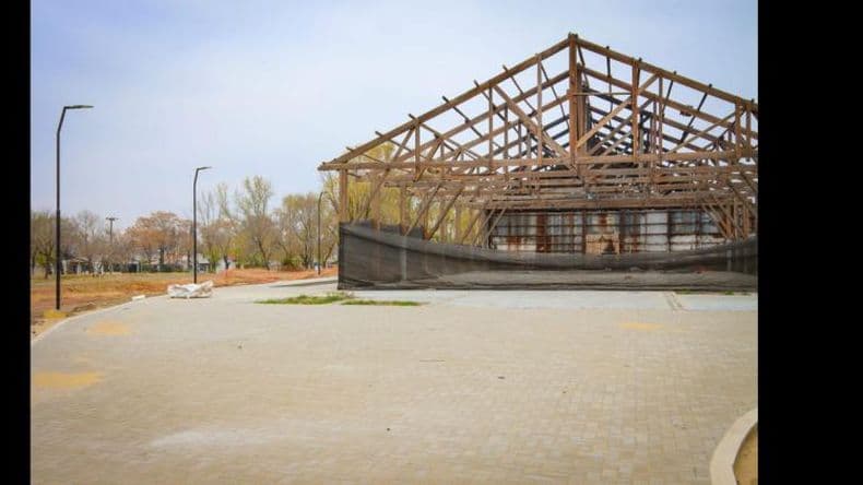 Avanzan distintas obras en el Parque Belgrano y sus alrededores