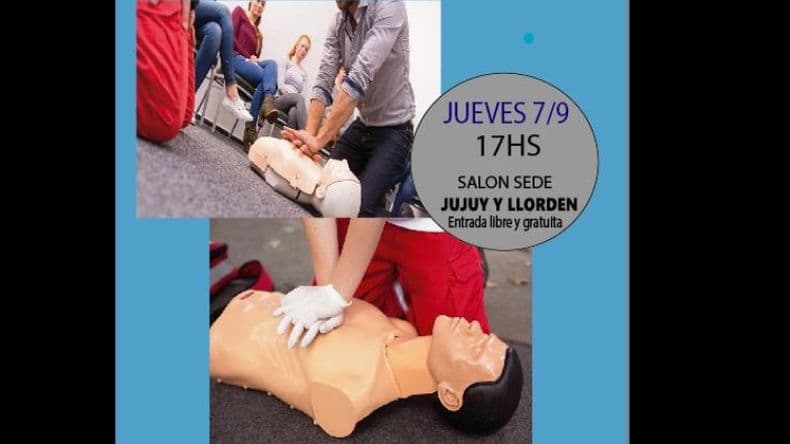 Este jueves habrá un taller de RCP en Rotary Club Cruce