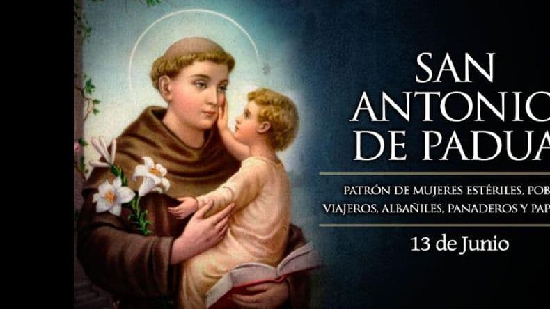 Este sábado será la fiesta de San Antonio de Padua