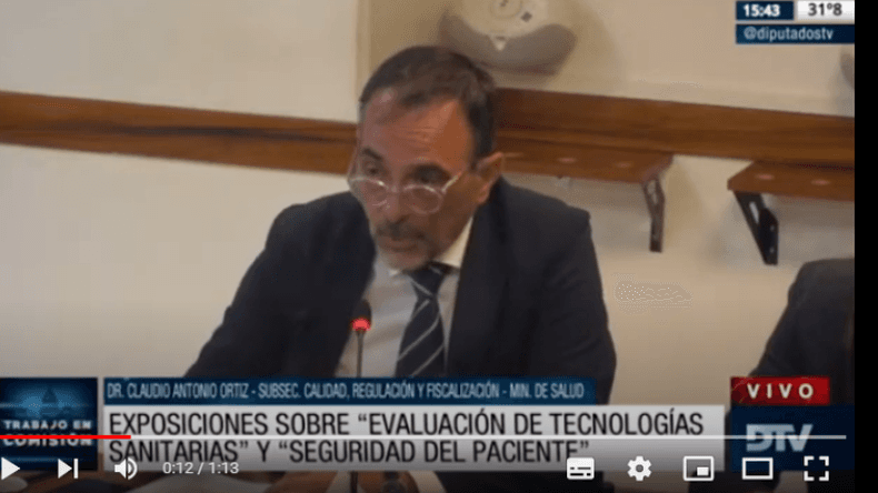 Diputados: funcionarios y especialistas en salud evaluaron proyecto sobre "Seguridad del paciente" y "Evaluación de tecnologías sanitarias"