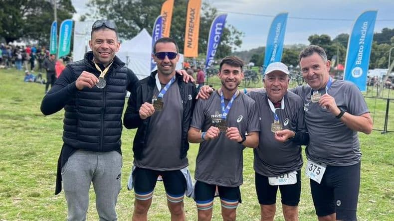 Pergamino presente en la 25ª edición del duatlón "Hombre de Piedra"