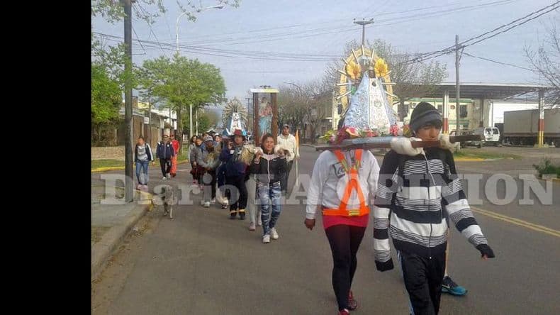 Los peregrinos de la “Virgen gaucha” llegan hoy a la Basílica de Luján