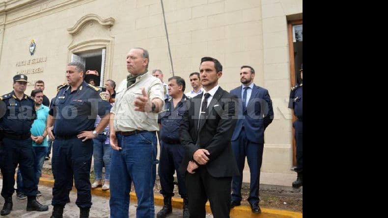 Sergio Berni calificó de “irresponsable” el accionar del intendente Martínez