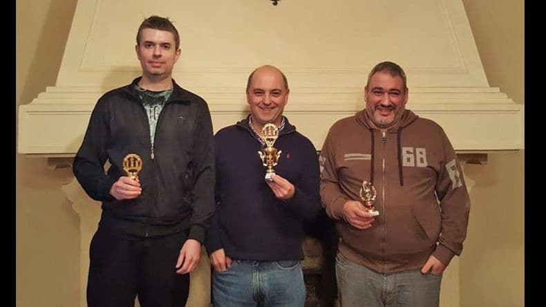 Vidal y Caponetto fueron los ganadores del último torneo del Prix de ajedrez