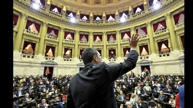 Juraron los diputados y designaron a Massa como presidente de la Cámara