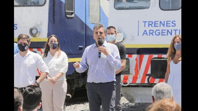 Massa: "Cuando el interior ve que vuelve el tren, ve que vuelve el federalismo"