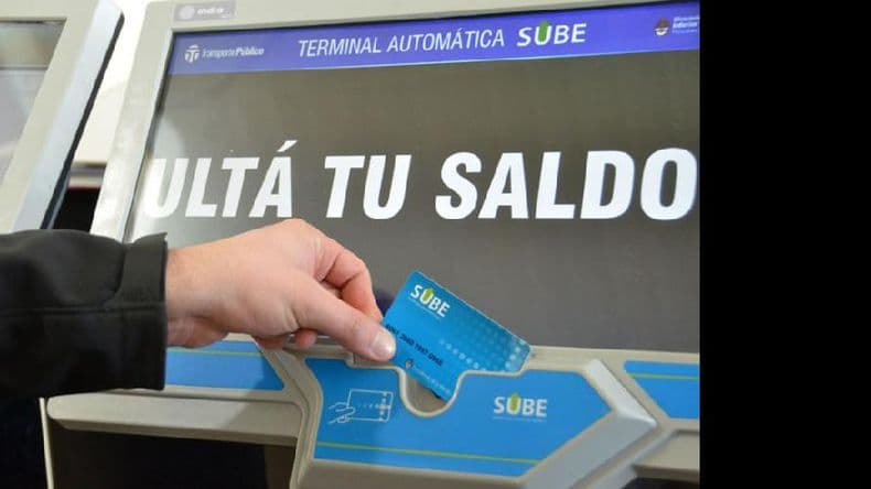 Mantienen en 39 pesos el saldo negativo para las tarjetas del Sube