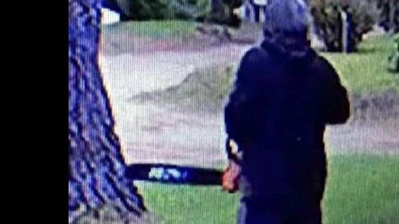 Detuvieron en Pinamar a un hombre que amenazaba a los vecinos con una motosierra