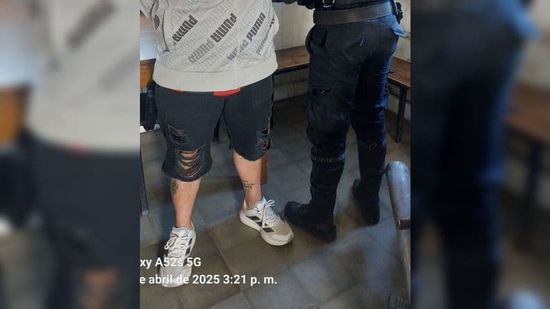Un convicto, con pedido de captura, fue arrestado en el barrio Villa Progreso