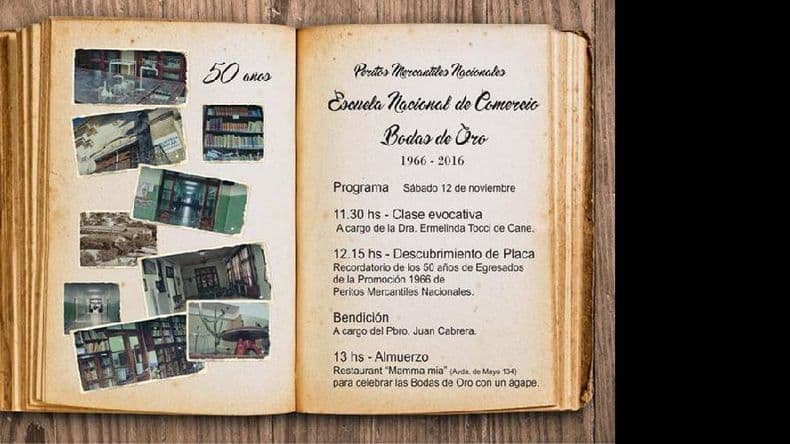 Bodas de Oro de egresados de la Escuela Nacional de Comercio