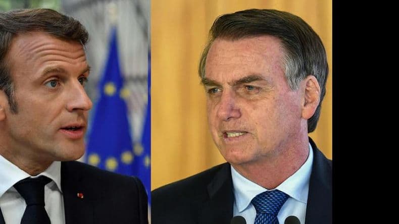 Bolsonaro condicionó la colaboración del G7 a que Macron retire sus insultos