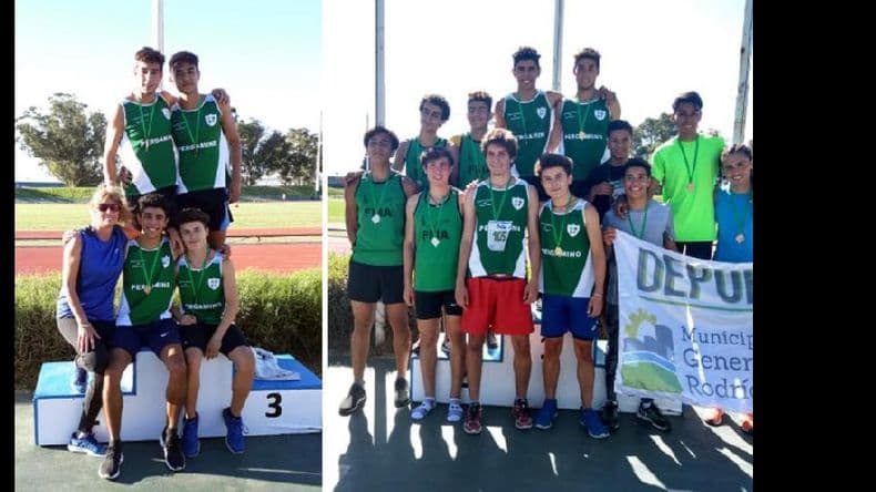 Tres triunfos y otros tres podios para Pergamino en el Provincial de atletismo