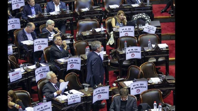 El Congreso avanza con una ley para impedir que represores accedan al 2x1