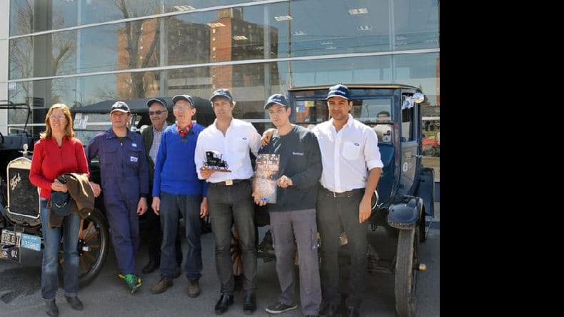La caravana de Ford T en Montanari